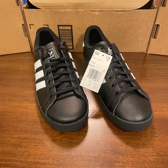 adidas Other - adidas Originals Unisex-Kid's Coast Star Sneaker, Black/White/Black